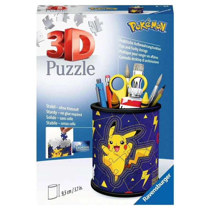 Pokémon 3D puzzle pencil holder (54 pieces) - Ravensburger