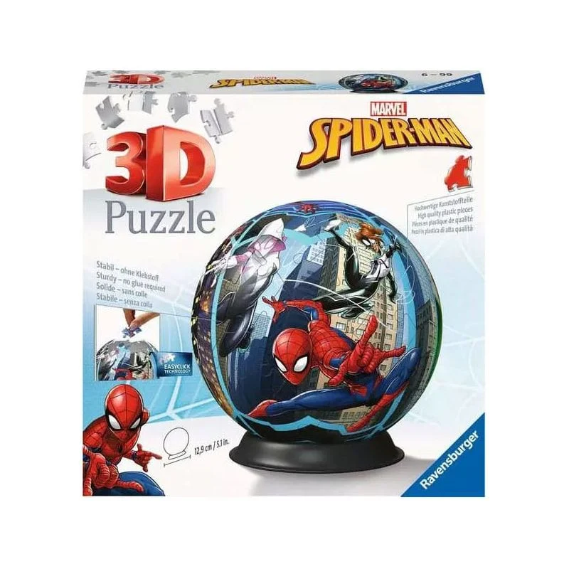 Marvel 3D Puzzle Spider-Man Puzzle Ball (72 Pieces)
