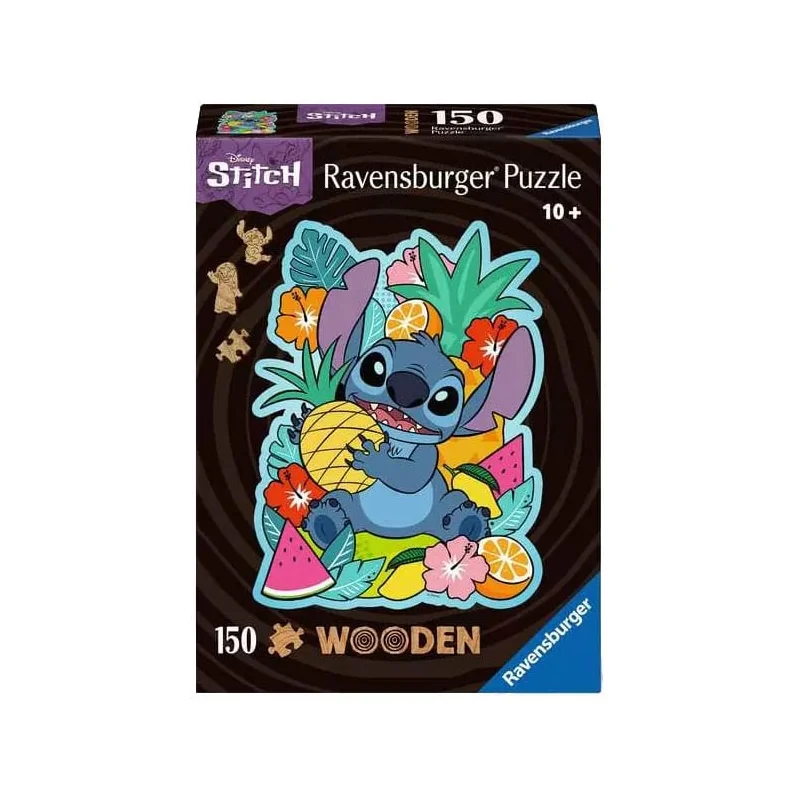 Disney wooden puzzle WOODEN Stitch (150 pieces) - Ravensburger