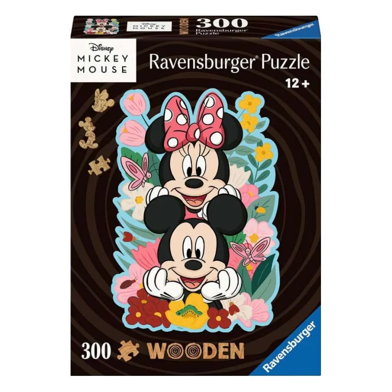 Disney wooden puzzle WOODEN Mickey & Minnie (300 pieces) - Ravensburger