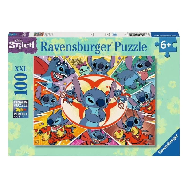 Disney children's puzzle XXL Stitch: In my World (100 pieces) - Ravensburger