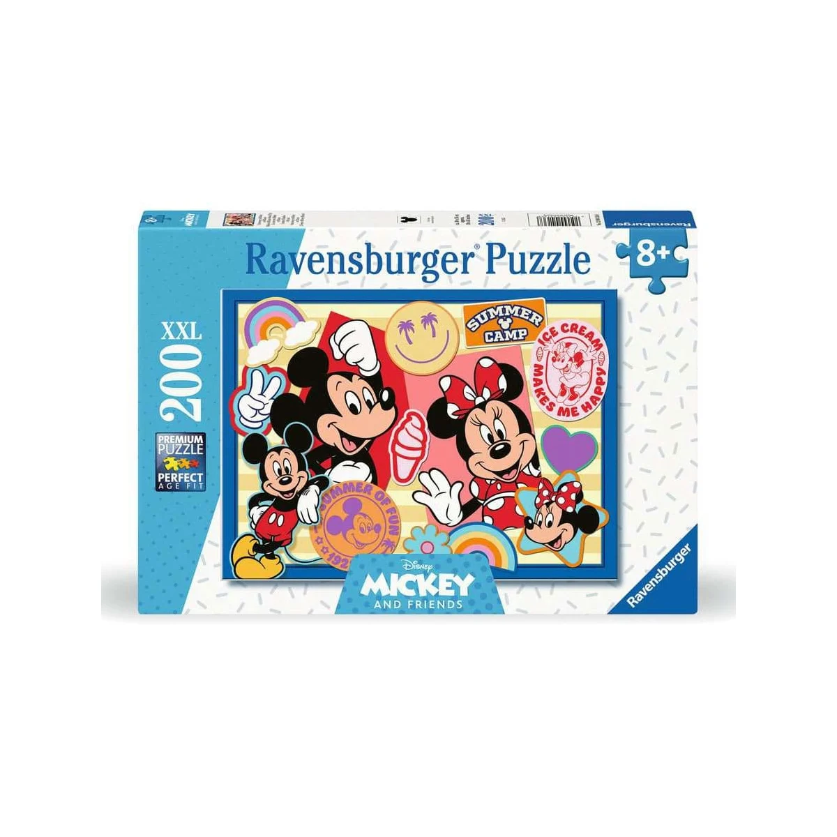 Disney - XXL Children's Puzzle On the Road with Mickey and Minnie (200 pieces)