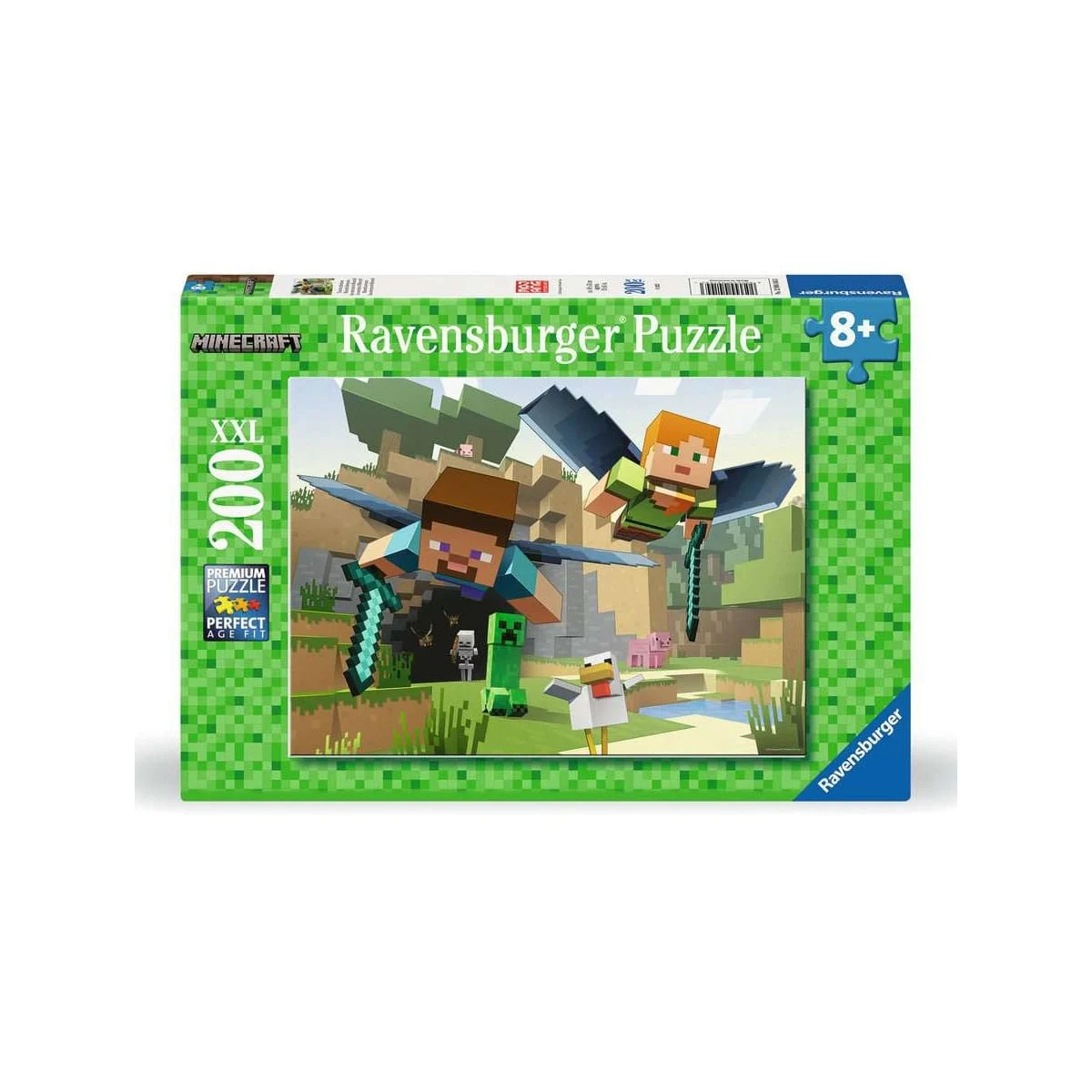 Minecraft - XXL Animal Adventures Children's Puzzle (200 pieces)