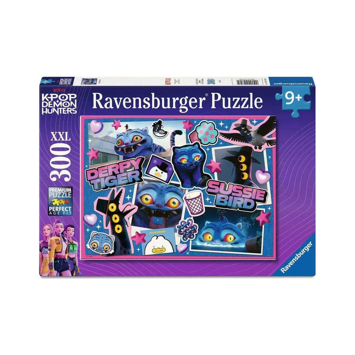 KPop Demon Hunters children's puzzle Derpy & Sussie (300 XXL pieces) - Ravensburger