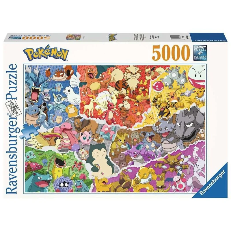 Pokémon puzzle Pokémon Allstars (5000 pieces) - Ravensburger