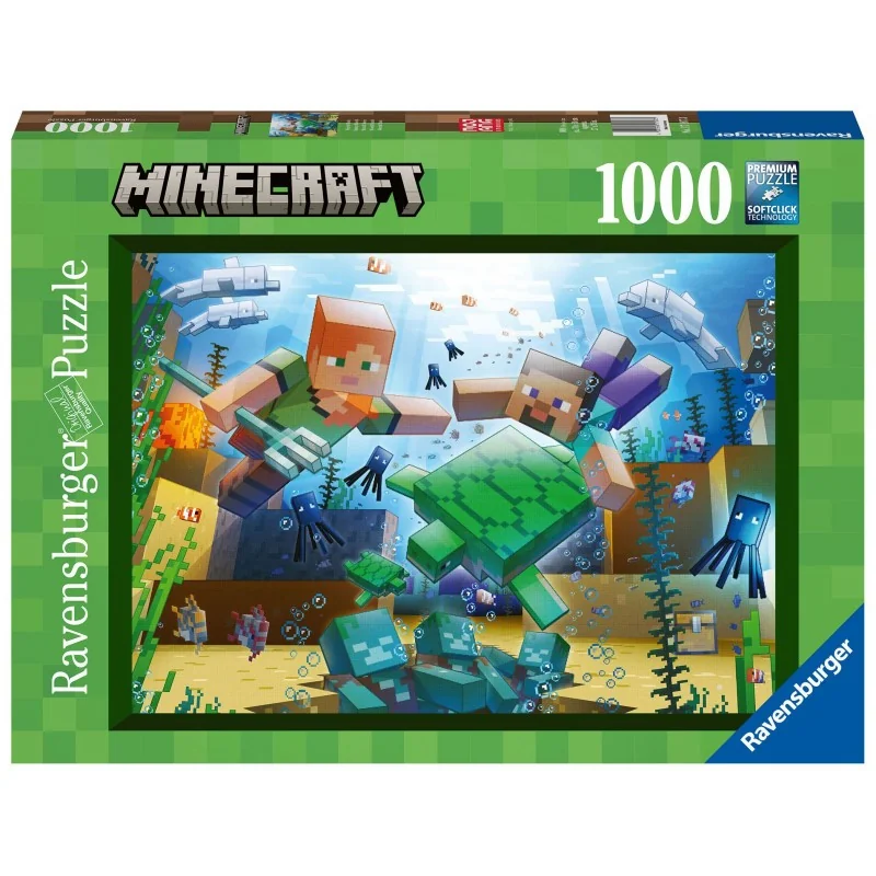 Minecraft puzzle Minecraft Mosaic (1000 pieces) - Ravensburger