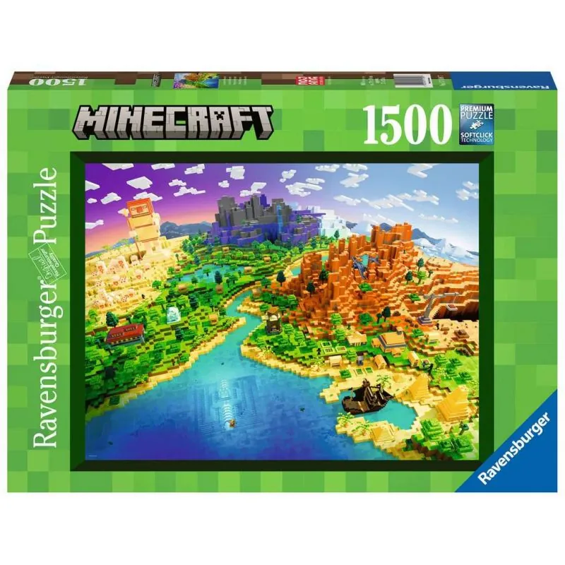 Puzzle 1500 p - The world of Minecraft