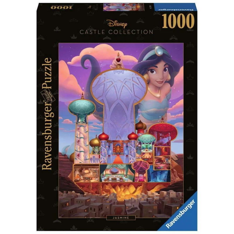 Disney Castle Collection jigsaw puzzle Jasmine (Aladdin) (1000 pieces) - Ravensburger