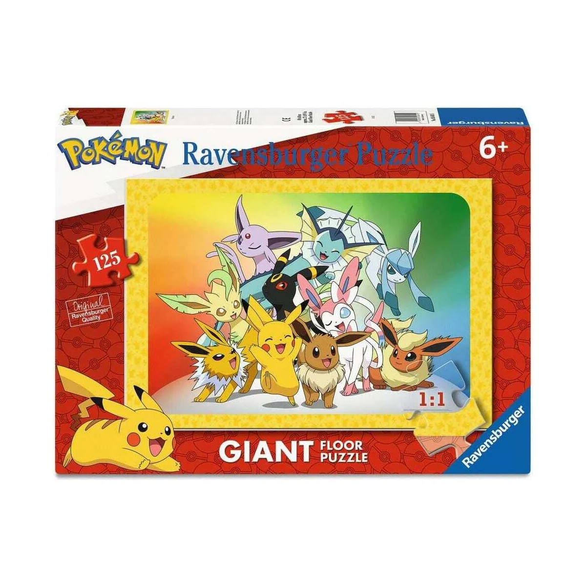 Pokémon puzzle Giant Floor (125 pieces) - Ravensburger