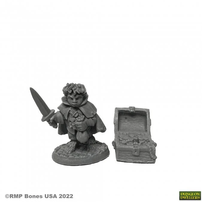 Reaper Miniatures Stitch Thimbletoe Halfling Thief 28mm Scale Plastic Figure