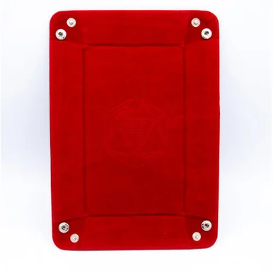 Critical Hit Collectibles Red Rectangle Dice Tray - Critical Hits