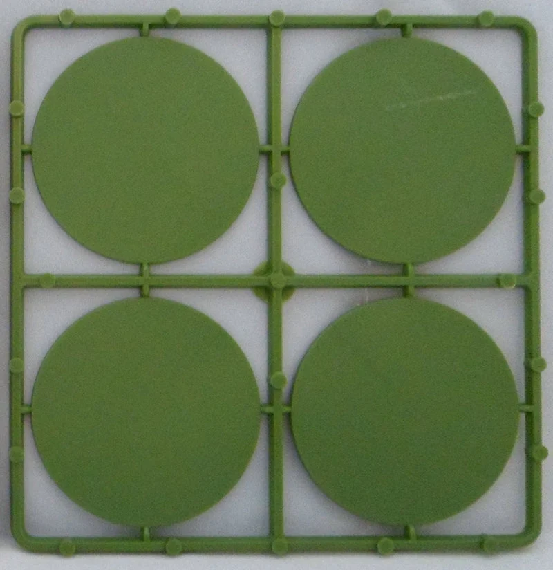 Renedra 60 mm Round Plastic Bases (8) 28mm Scale - Renedra Limited