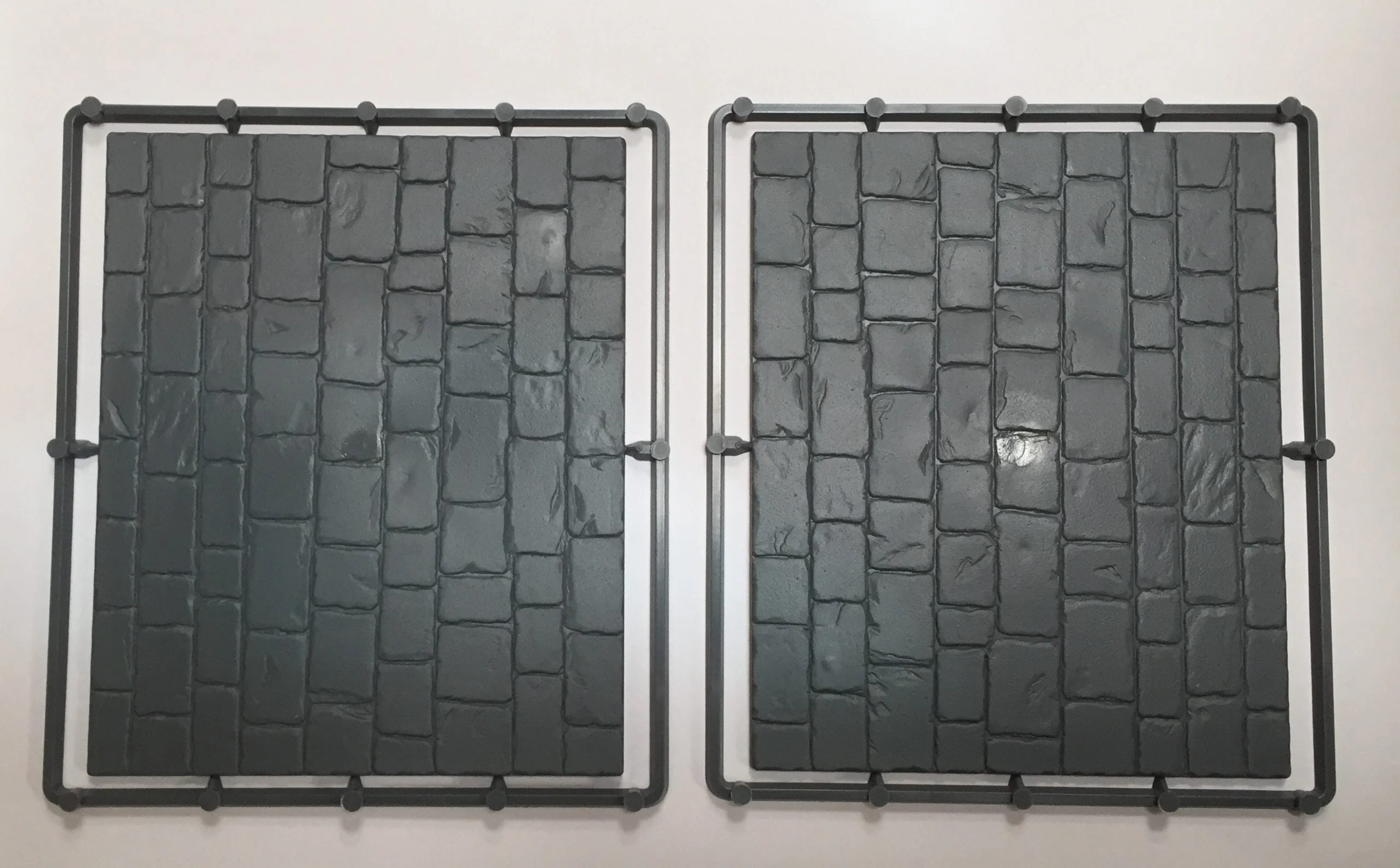 Renedra Limited Stone Floor Effect 128 mm x 105 mm Plastic Bases (2-Pack)