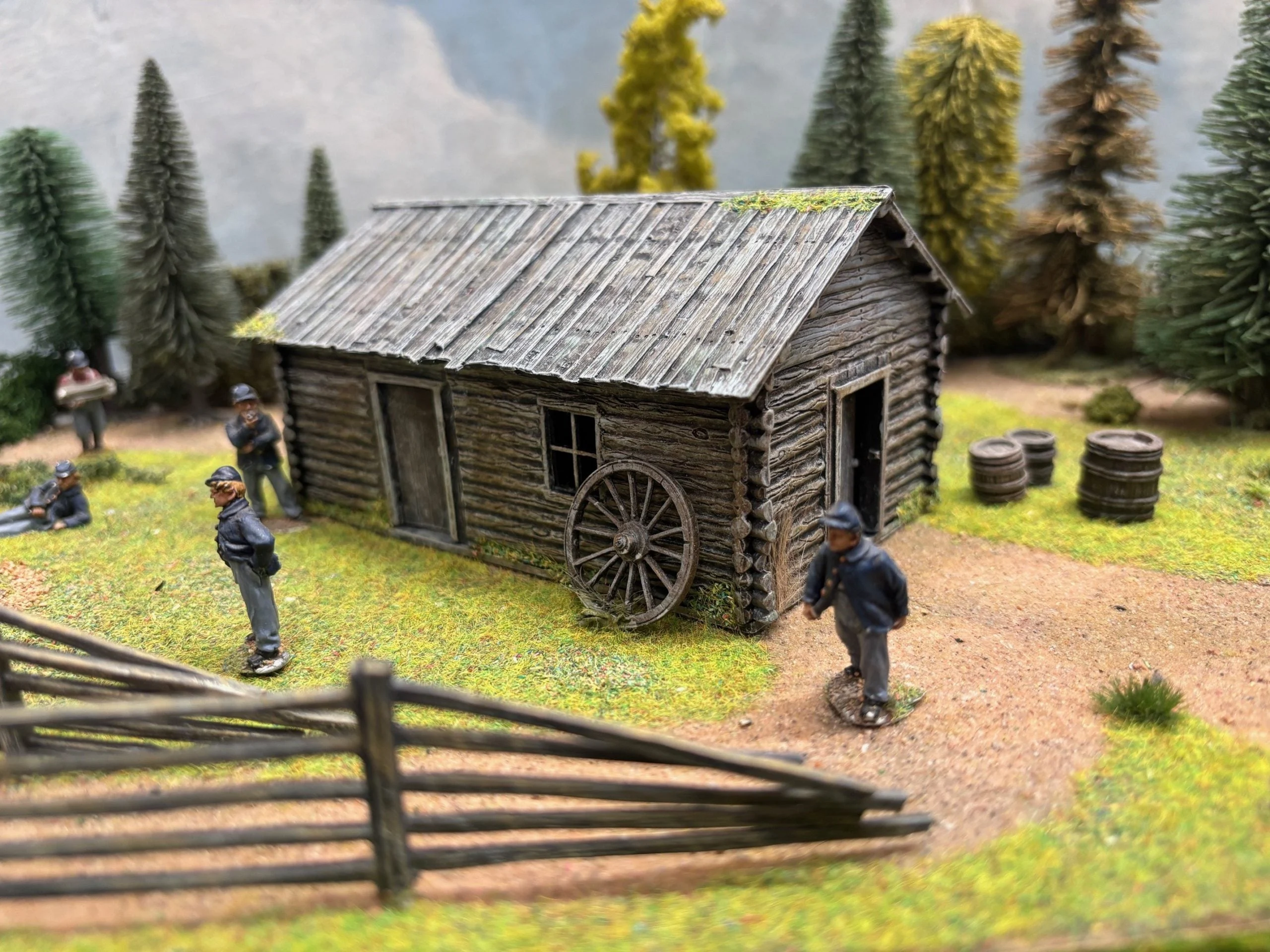 Renedra Timber Cabin – 28mm (1/56) Hard Plastic Wargaming Model Kit - Renedra Limited