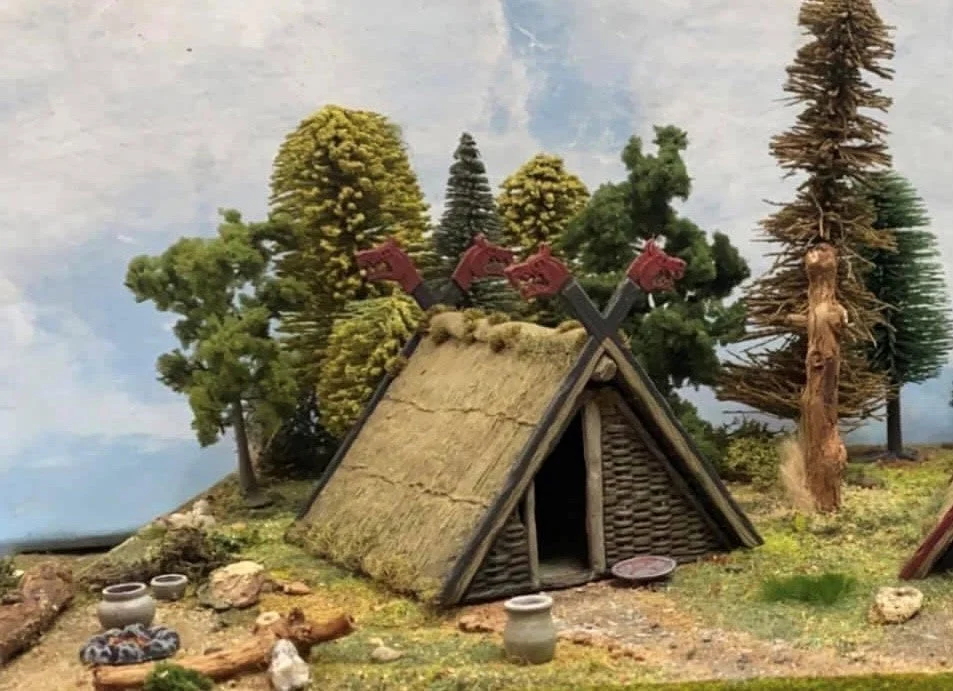 Renedra Viking House – 28mm (1/56) Hard Plastic Wargaming Model Kit - Renedra Limited