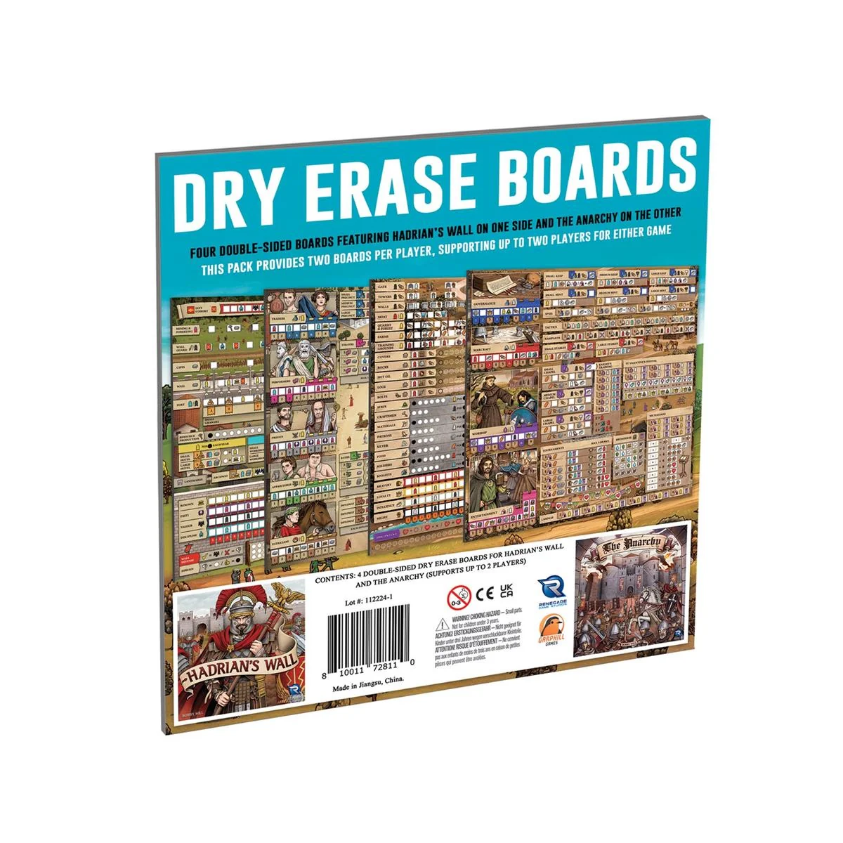 Hadrian’s Wall and The Anarchy Dry Erase Boards Board game - Renegade