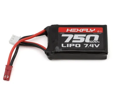 Redcat RER31100 MT-18/Ascent-18 2S Lipo Battery 7.4V/750mAh w/JST Connector