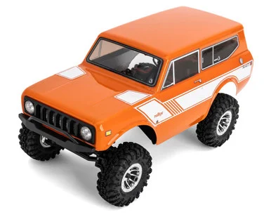 Redcat RER37864 Ascent-18 International Scout II 1/18 4WD RTR Rock Crawler, Orange w/2.4GHz Radio Battery & Charger