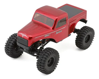 Redcat RER43482 Ascent-18 1/18 4WD RTR Brushed Rock Crawler, Red w/2.4GHz Radio Battery & Charger