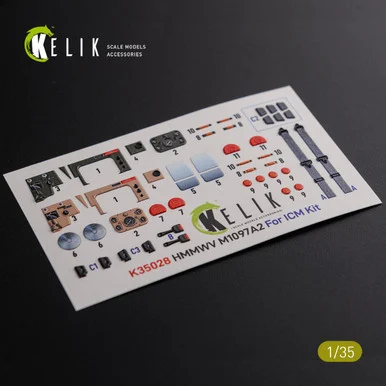 1/35 Reskit HMMWV M1097 3D Decal for ICM kit (1/35)