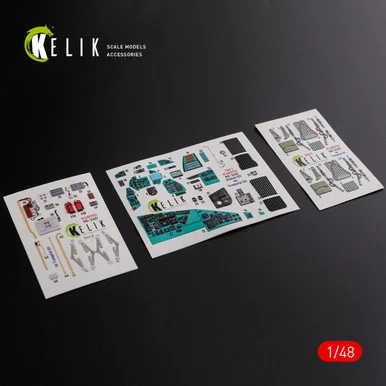 1/48 Reskit Mi-24D (Hind-D) interior 3D decals for Trumpeter kit (1/48)