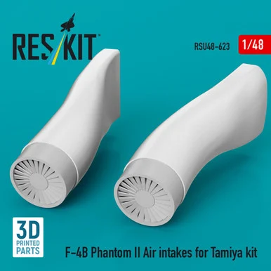 1/48 Reskit F-4B Phantom II Air intakes for Tamiya kit 3D printed model kit