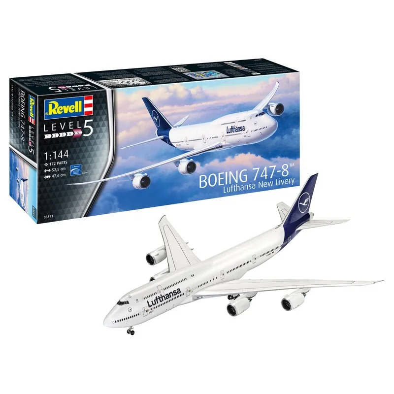 Boeing 747-8 Lufthansa "New Livery Model kit