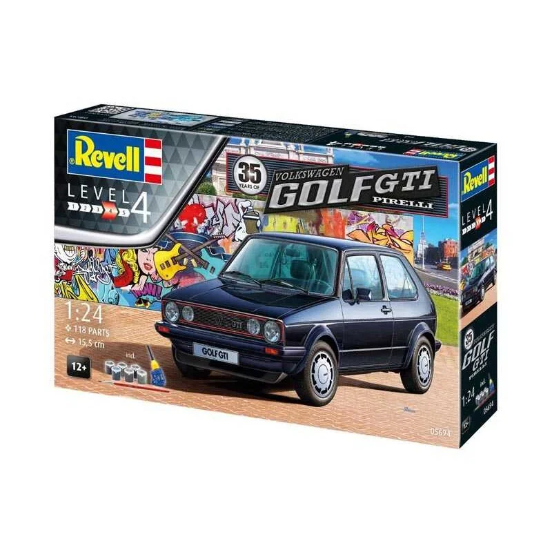 35 Years Volkswagen Golf Gti Pirelli 1/24 Model kit - Revell