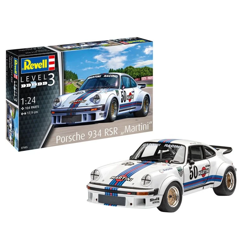 Porsche 934 RSR "Martini" Model kit - Revell