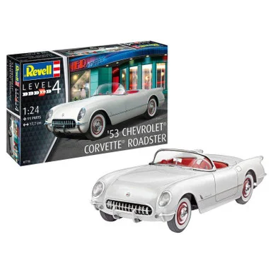 Revell 07718 1953 Corvette Roadster 1/24 Scale Model Kit