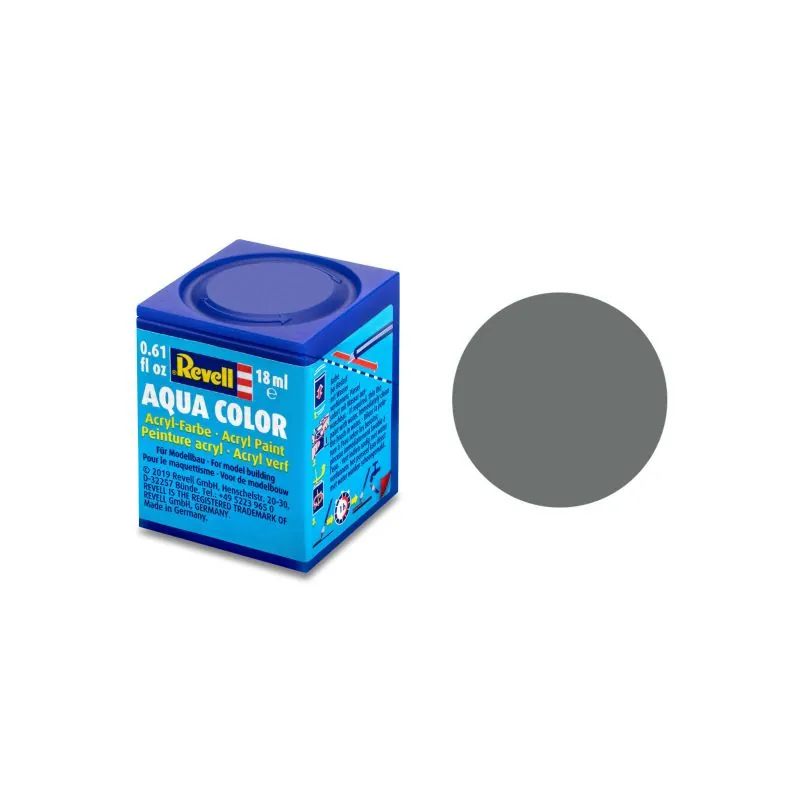 Matt Mouse Gray Aqua Acrylic Paint - 18ml 47
