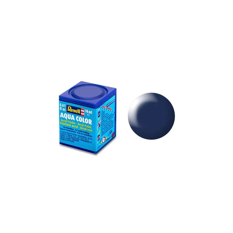 Acrylic paint Aqua lufthansa-blue, satin finish 350