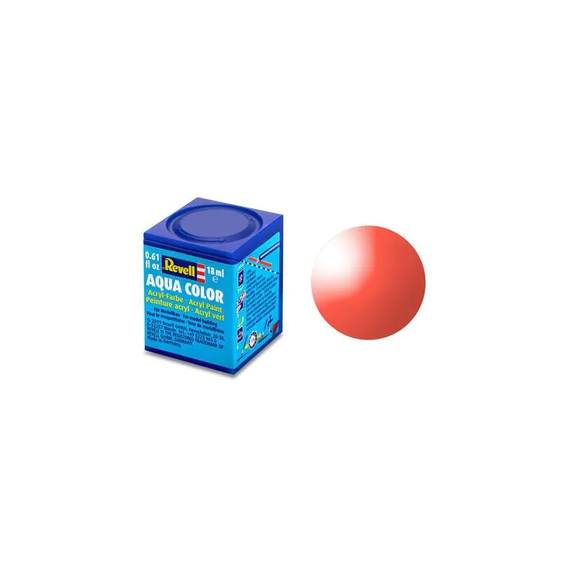 Transparent Light Red Aqua Acrylic Paint - 18ml 731