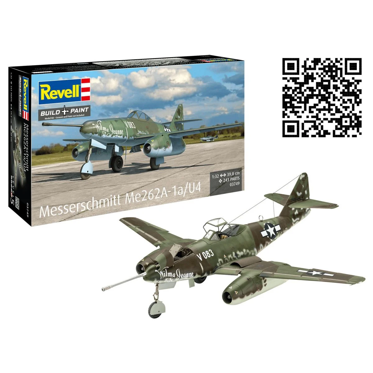 Messerschmitt Me262A-1a/U4 Model kit