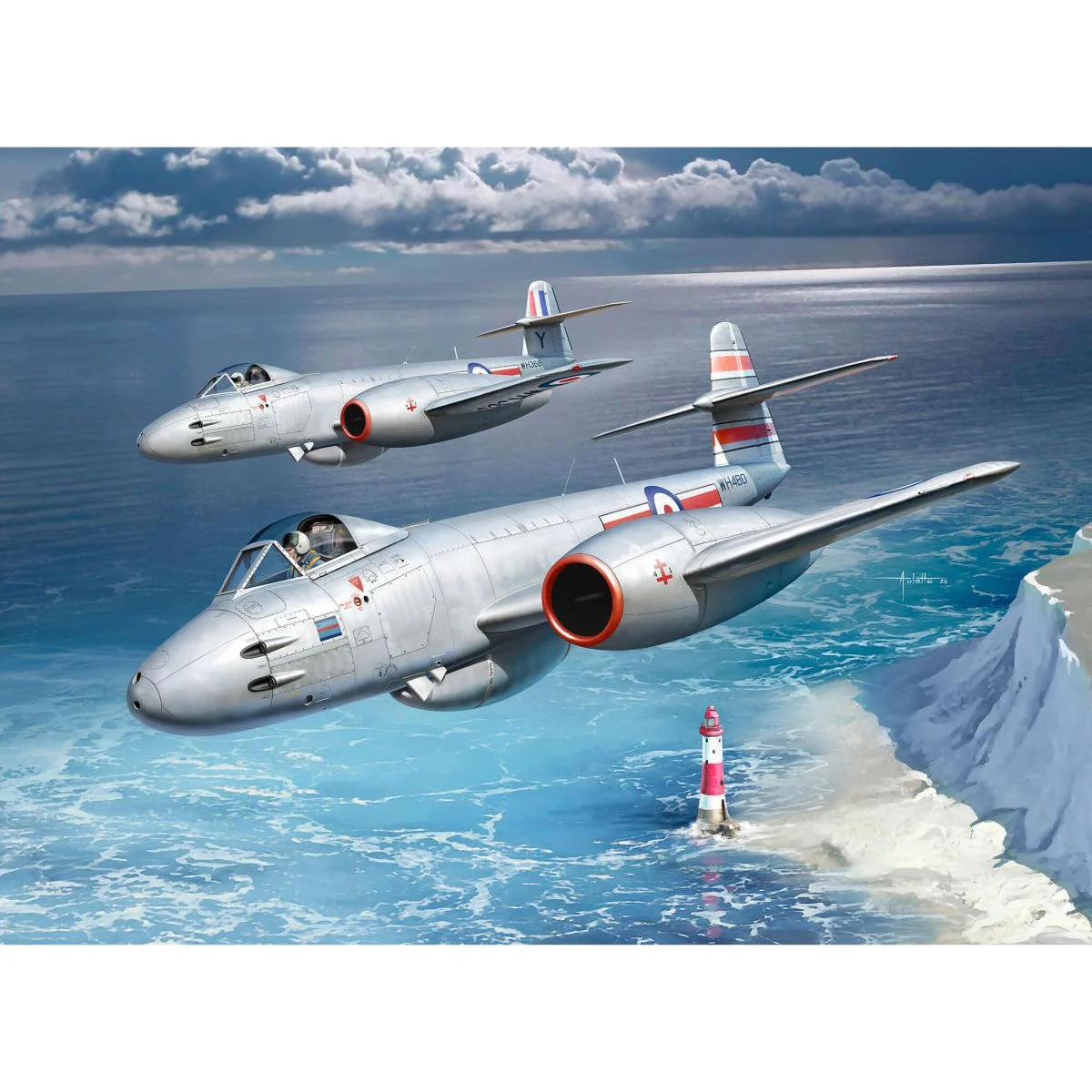 Gloster Meteor F.8 Model kit - Revell