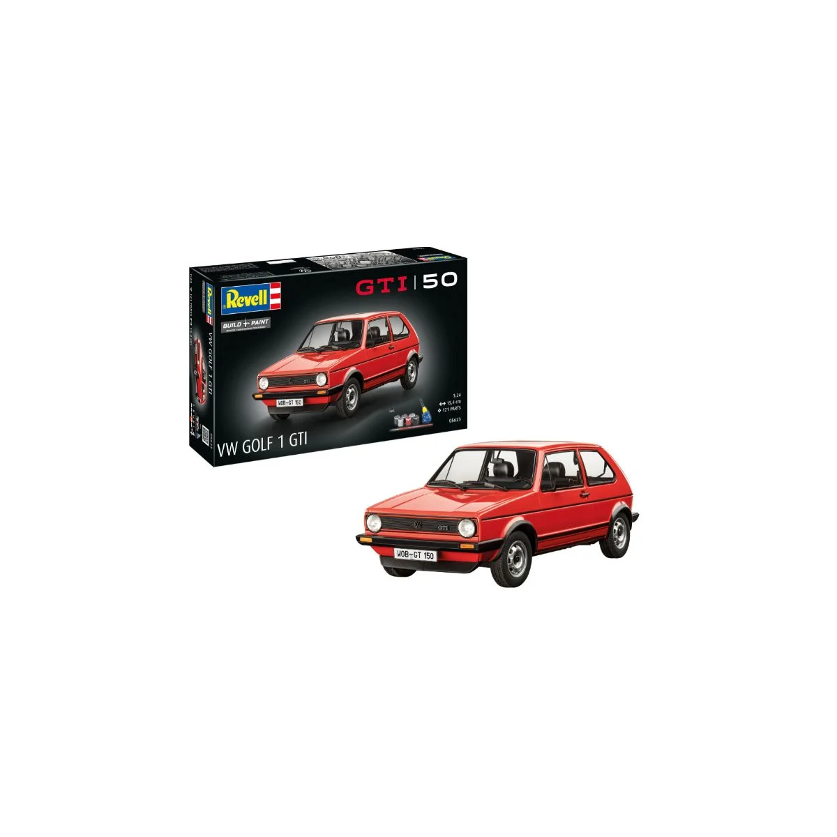 Gift Set "50 Years of VW Golf 1 GTi" Model kit - Revell
