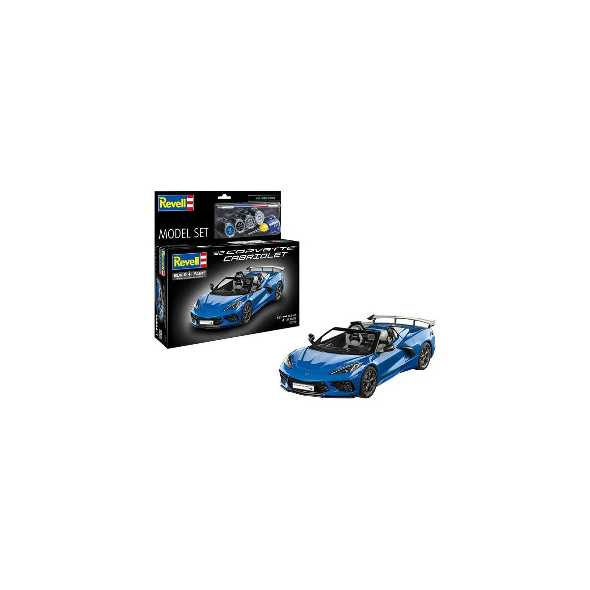 Model Set Corvette C8 Convertible Model kit - Revell