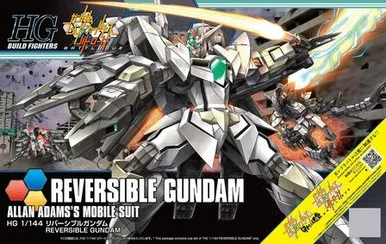 Bandai 5058896 #063 Reversible Gundam Allan Adams Mobile Suit HG 1/144 Scale Model Kit