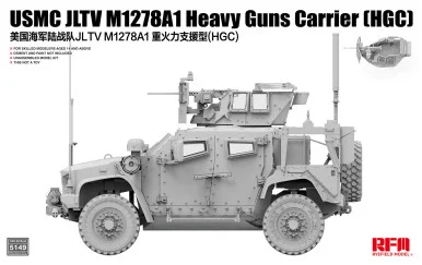 1/35 USMC JLTV M1278A1 Heavy Guns Carrier (HGC) - Ryefield Model - RFM