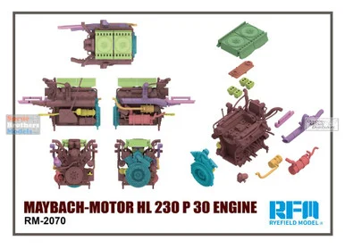 RFMRM2070 1:35 Rye Field Model Maybach Motor HL 230 P30 Engine (for Panther Ausf.G)