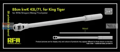 RFMRM2097 1:35 Rye Field Model 88mm KwK 43 L/71 Gun Barrel for King Tiger
