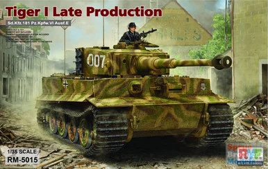 RFMRM5015 1:35 Rye Field Model Tiger I Late Production Sd.Kfz.181