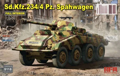 RFMRM5118 1:35 Rye Field Model Sd.Kfz.234/4 Panzerspahwagen with Full Interior