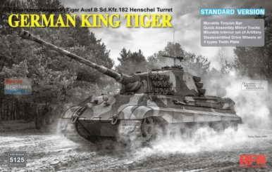 RFMRM5125 1:35 Rye Field Model King Tiger Sd.Kfz.182 Henschel Turret [Standard Version]