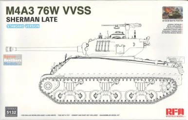 RFMRM5132 1:35 Rye Field Model M4A3(76)W VVSS Sherman Late [Standard Version]