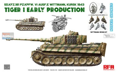 RFMRM5139 1:35 Rye Field Model Sd.Kfz.181 Ausf.E Tiger I Early Kursk 1943 [Standard Version]