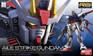 Bandai 5061613 #03 Aile Strike Gundam O.M.N.I. Enforcer Mobile Suit GAT-X105 RG 1/144 Scale Model Kit