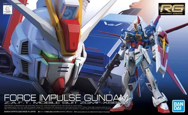 Bandai 5059228 #33 Force Impulse Gundam Z.A.F.T. Mobile Suit ZGMF-X56S/a RG 1/144 Scale Model Kit