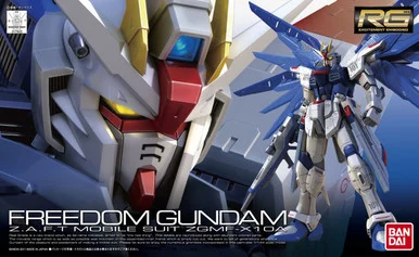 Bandai 5061614 #05 Freedom Gundam Z.A.F.T. Mobile Suit ZGMF-X10A RG 1/144 Scale Model Kit