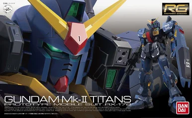 Bandai 5061597 #07 Gundam MK-II Titans Prototype Mobile Suit RX-178 RG 1/144 Scale Model Kit